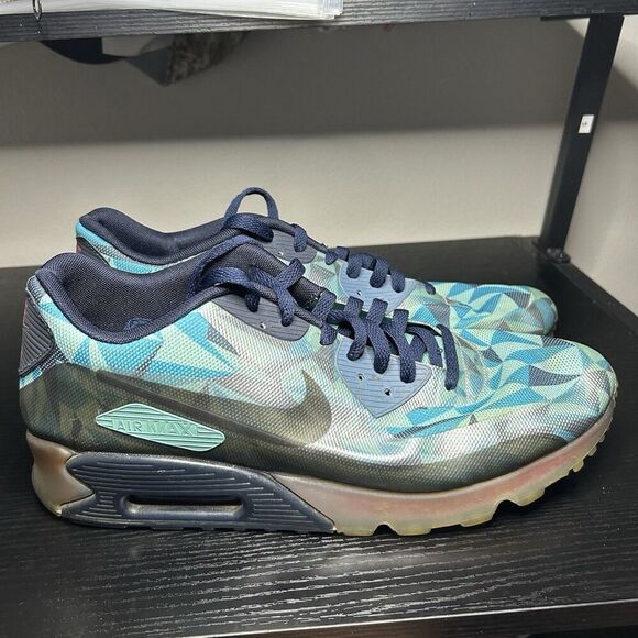 Nike Air Max 90 Ice New Slate Sneakers 2013 631748-400 Mens Size 12 - Picture 1 of 14